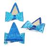 Dog Ears Hair Bows Clips Glitter Headwear Cosplay Costume Accessories for Kids Adults Girls, Halloween Birthday Party Supplies Gift for Bluey Bingo view 2