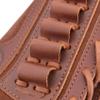 1 Set of Gun Buttstock Shell Holder with Matched Color Sling for Lefty or Righty Hunter (Brown(.308 .30-06 .45-70), Righty Hunter) view 4