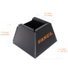 VANCL Heavy-Duty Pole Padding Outdoor Square Waterproof Durable Basketball Pole Pad Wrap Around UV-Resistant Base Pads for Square for Protection Black (Fit 6x6 Inch Base) view 2