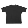 Men's Crew Neck Drop Shoulder Tee Top Loose Fit Athletic T-Shirts Solid Color Short Sleeves (Grey,US Size M Asia L)