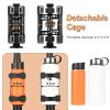 Cosmos Bike Water Bottle Holder Motorcycle Bottle Cage Rack for Bicycle Road Bike Mountain Biks Golf Cart Scooter Parasol - Adjustable Size Fits for Diameter 2.5 - 3 Bottles & Two-Way Installation view 4
