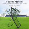 Lacrosse Rebounder for Backyard Lacrosse Bounce Back Net Volleyball Rebounder Net for Lax and Volleyball Practice Five Rebound Angles Includes Ball 7x4 ft view 3