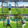 Lacrosse Rebounder for Backyard Lacrosse Bounce Back Net Volleyball Rebounder Net for Lax and Volleyball Practice Five Rebound Angles Includes Ball 7x4 ft view 4