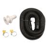 Bilge Pump Installation Kit Bilge Pump Hose 1-1/8-Inch Dia Plumbing Kit Replacement for 6 FT Premium Quality Kink-free Flexible PVC Hose Includes 2 Hose Clamps and Thru-Hull Fitting view 1