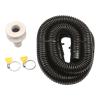 Bilge Pump Installation Kit Bilge Pump Hose 1-1/8-Inch Dia Plumbing Kit Replacement for 6 FT Premium Quality Kink-free Flexible PVC Hose Includes 2 Hose Clamps and Thru-Hull Fitting view 2