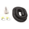 Bilge Pump Installation Kit Bilge Pump Hose 1-1/8-Inch Dia Plumbing Kit Replacement for 6 FT Premium Quality Kink-free Flexible PVC Hose Includes 2 Hose Clamps and Thru-Hull Fitting view 3