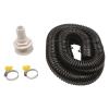 Bilge Pump Installation Kit Bilge Pump Hose 1-1/8-Inch Dia Plumbing Kit Replacement for 6 FT Premium Quality Kink-free Flexible PVC Hose Includes 2 Hose Clamps and Thru-Hull Fitting view 4