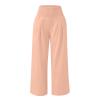 XUNRYAN Women's Cotton Linen Wide Leg Pants Summer Casual High Waisted Boho Palazzo Pants Baggy Lounge Trousers w Pockets view 3