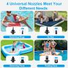 VOFiTNY Electric Air Pump for Inflatables 600W Air Mattress Pump,Portable Bed Pump for Gymnastics Mat Pool Toy Float Raft Airbed Quick Inflate/Deflate with 4 Nozzles 110-120V AC view 2