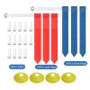NANSHINE Flag Football Set For 14Players,14pcs Adjustable Flag Football Belts With 42pcs Flags 4 Cones For Kids Youth Or Adults Players Training Equipment view 2