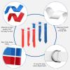 NANSHINE Flag Football Set For 14Players,14pcs Adjustable Flag Football Belts With 42pcs Flags 4 Cones For Kids Youth Or Adults Players Training Equipment view 3