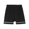 JWWN Kids Short Sleeve Pajama Set 100% Cotton Button Down Sleepwear Little Girls Boys Summer Soft Lounge Set (Black,5Years) view 3