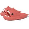 Cute Gradation Shark Slippers Beach Shoes 4CM Thick Soft Sole Summer Shark Slides for Women and Men EVA Non-Slip Bathroom Slippers Sandals indoor and Outdoor (Watermelon Red, us_footwear_size_system, adult, men, numeric_range, medium, numeric_7_point view 1