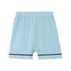 JWWN Kids Short Sleeve Pajama Set 100% Cotton Button Down Sleepwear Big Girls Boys Summer Soft Lounge Set (SkyBlue,8Years) view 3
