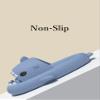 Cute Gradation Shark Slippers Beach Shoes 4CM Thick Soft Sole Summer Shark Slides for Women and Men EVA Non-Slip Bathroom Slippers Sandals indoor and Outdoor (Sapphire Blue, us_footwear_size_system, adult, men, numeric_range, medium, numeric_10, nume view 4
