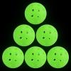 PATIKIL Outdoor Pickleball Balls, 40 Holes Pickleball 6 Pack Glow at Night Pickleball for Amateurs Indoor and Outdoor Sport, Luminous Green view 1