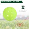 PATIKIL Outdoor Pickleball Balls, 40 Holes Pickleball 6 Pack Glow at Night Pickleball for Amateurs Indoor and Outdoor Sport, Luminous Green view 3
