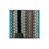 Angel Sales Western Classic Wool Saddle Blanket Show Pad for Horse Ridding (Sky Blue & Light Brown); Size: 34 * 42 Inch - TSKEXM_014 view 1
