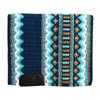 Angel Sales Western Classic Wool Saddle Blanket Show Pad for Horse Ridding (Navy Blue & Sky Blue); Size: 34 * 36 Inch - TSKEXM_022 view 1