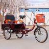 Adult Tricycle - Foldable 3 Wheel Bikes with Large Size Basket and Back Seat, 20 Inch Three-Wheeles Cruise Bicycles Bike for Recreation, Shopping, Exercise Men's Women's Bike,Purple view 2