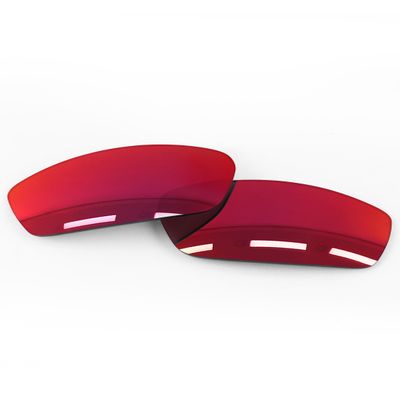 Forobb 1.6MM Polarized Replacement Lenses Compatible with Spy Optic Dirty Mo Sunglasses - Trail Red - Polycarbonate Polarized