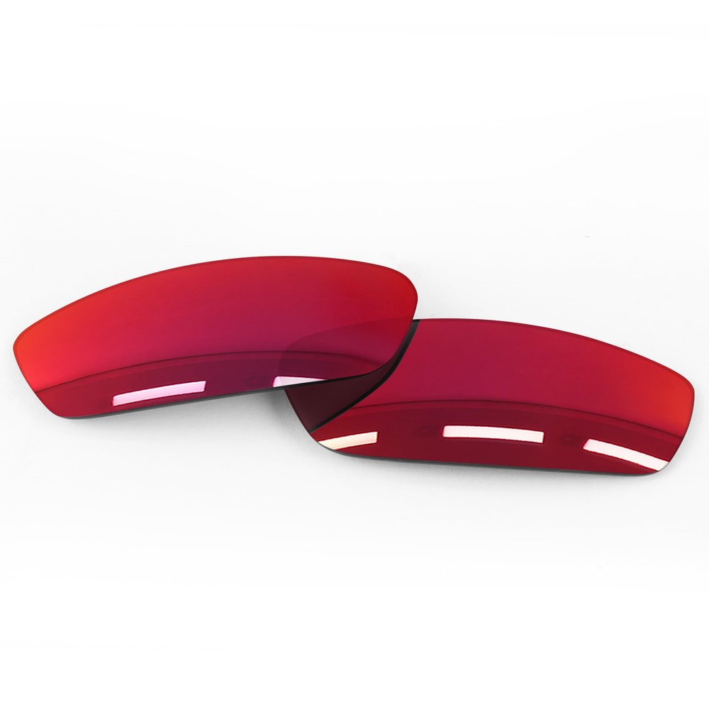 Forobb 1.6MM Polarized Replacement Lenses Compatible with Spy Optic Dirty Mo Sunglasses - Trail Red - Polycarbonate Polarized