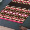 Angel Sales Western Classic Wool Saddle Blanket Show Pad for Horse Ridding (Brown & Pink); Size: 34 * 36 Inch - TSKEXM_002 view 3