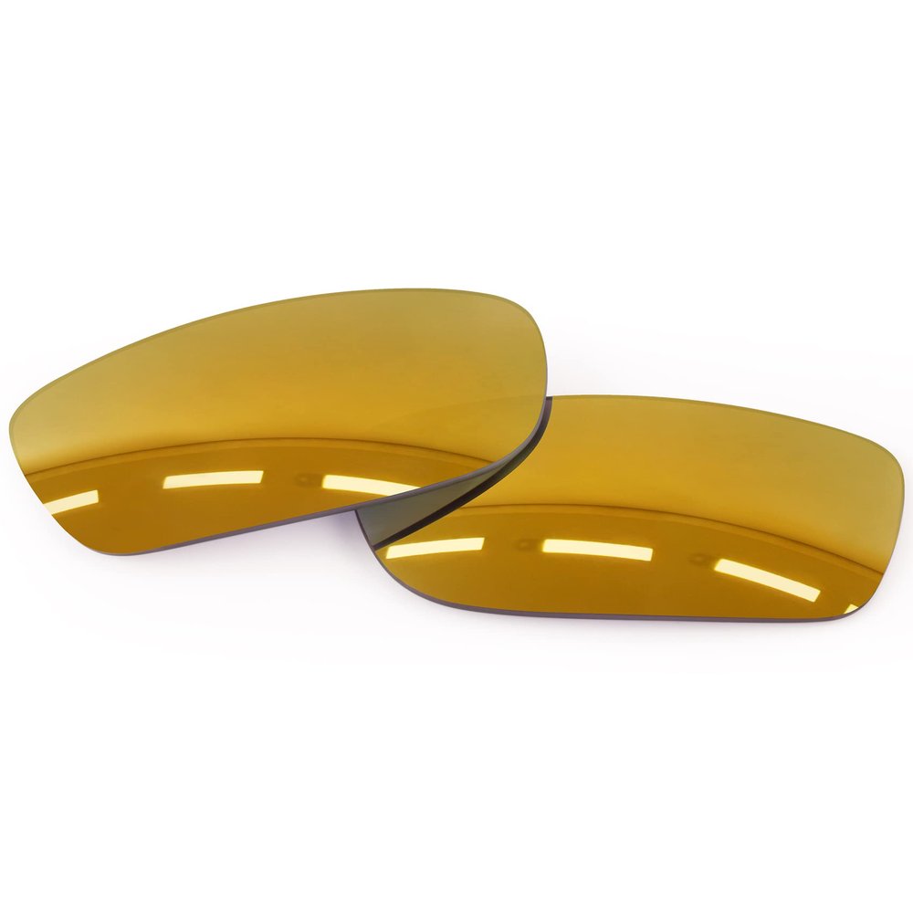 Forobb 1.6MM Polarized Replacement Lenses Compatible with Spy Optic Logan Sunglasses - Flare Gold - Polycarbonate Polarized