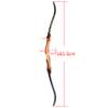 AMEYXGS Archery Takedown Recurve Bow Set 66/68/70 inch Right Hand 14-40LB for Beginners and Pros Archer Black Bow Limbs (70 inch, 20 lb) view 4