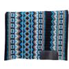 Angel Sales Western Classic Wool Saddle Blanket Show Pad for Horse Ridding (Sky Blue & Black); Size: 34 * 38 Inch - TSKEP_004 view 1