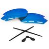 Forobb 1.6MM Polarized Replacement Lenses & Rubber Kits Compatible with Rudy Project Rydon Sunglasses - Sapphire Blue - Polycarbonate Polarized view 1