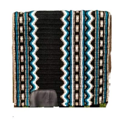 Angel Sales Western Classic Wool Saddle Blanket Show Pad for Horse Ridding (Multicolor); Size: 34 * 40 Inch - TSKEXM_024