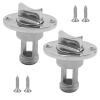 2PCS Marine Drain Plug Stainless Steel Boat Drain Plug Kit Garboard Drain Plug with1 Inch Hole, Thread for 3/4 Inch view 1