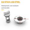 2PCS Marine Drain Plug Stainless Steel Boat Drain Plug Kit Garboard Drain Plug with1 Inch Hole, Thread for 3/4 Inch view 4