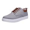 BORAMAX Men's Black Low Top Shoes Canvas Sneaker with Soft Insole Causal Dress Shoes for Men Comfortable Walking Shoes view 1