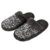 Snoozies Glam Spa Slides Womens Slippers - Cute Pedicure Slippers with Sequins - Indoor House Slippers for Women (Silver/Grey, Large) view 1