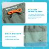 maamgic Boys Swim Trunks with Compression Liner Toddler Stretch Swim Shorts Quick Dry Swimming Trunks Boxer Brief 2 in 1 Beach Shorts Stripe Grayblue 5/6 view 4