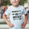 Promoted to Big Brother T Shirts Tops Toddler Baby Boy Big Brother Tees Clothes Outfit (Arrows-White, 18-24 Months) view 3