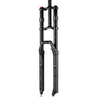 ZECHAO 26/27.5/29in Mountain Bike Suspension Fork,Magnesium Alloy 150mm Travel 1-1/8" Double Shoulder Fork 2.5in Tires Rebound Adjust (Color : Black, Size : 29inch)