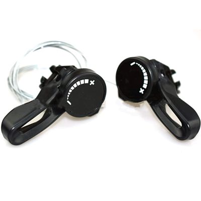 Bike Shifters,28.6mm 15/18/21 Speed Shift Lever and Set for Mountain Bike