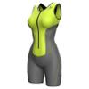 Sparx Women Triathlon Suit Tri Short Racing Cycling Swim Run (XL, Gray/Lime) view 1