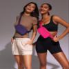 YOSHUYUKI Fanny Pack Cross Body Small Crossbody Bags for Women Men Trendy Nylon Waterproof Mini Purse Travel Running Belt Bag Lulu Dupes Bum Hip Chest Waist Pack Side Bag Must Have Hot Pink view 2