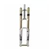 Zoom Bicycle Fork Magnesium Alloy Front Airfork 26" /27.5" Travel 170mm Bike Fork Magnesium Alloy Suspension Fork (White, 26 Inch) view 1