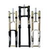 Zoom Bicycle Fork Magnesium Alloy Front Airfork 26" /27.5" Travel 170mm Bike Fork Magnesium Alloy Suspension Fork (White, 26 Inch) view 2