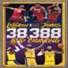NBA League - LeBron James All-Time Scoring Leader Wall Poster, 34L" x 22.4W", Barnwood Framed Version view 1