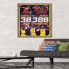 NBA League - LeBron James All-Time Scoring Leader Wall Poster, 34L" x 22.4W", Barnwood Framed Version view 2