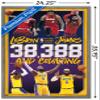 NBA League - LeBron James All-Time Scoring Leader Wall Poster, 34L" x 22.4W", Barnwood Framed Version view 3