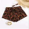 SOFULU All Over Print Belted Shorts (Size : Large) view 1