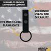 Hero's Pride Ballistic Baton Ring for Duty Belt, Tactical Nylon Straight Baton Holder, EDC Flashlight Case for Law Enforcement Officers, Universal Fit view 2
