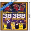 NBA League - LeBron James All-Time Scoring Leader Wall Poster, 34L" x 22.4W", Mahogany Framed Version view 3